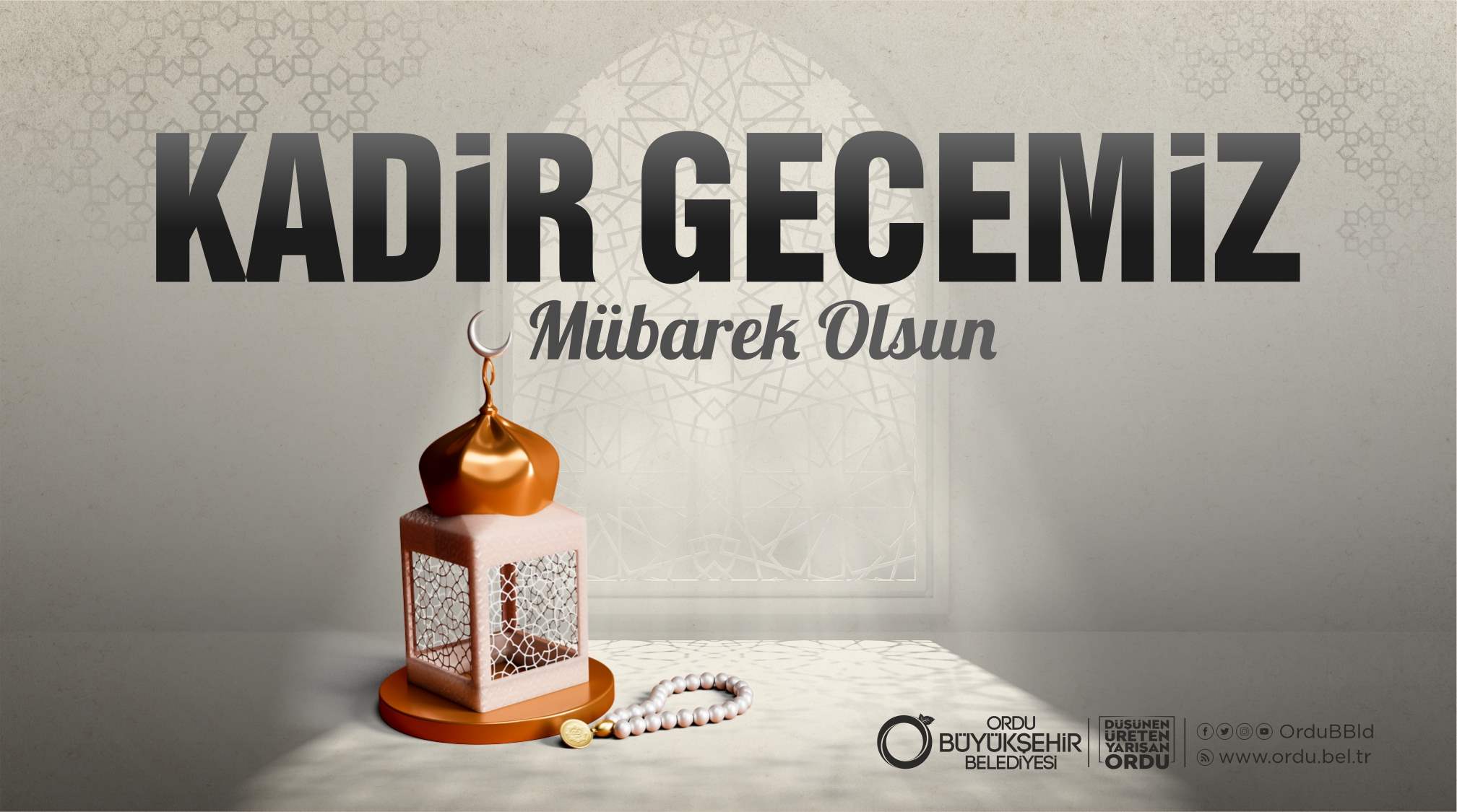 BAŞKAN GÜLER’DEN KADİR GECESİ MESAJI